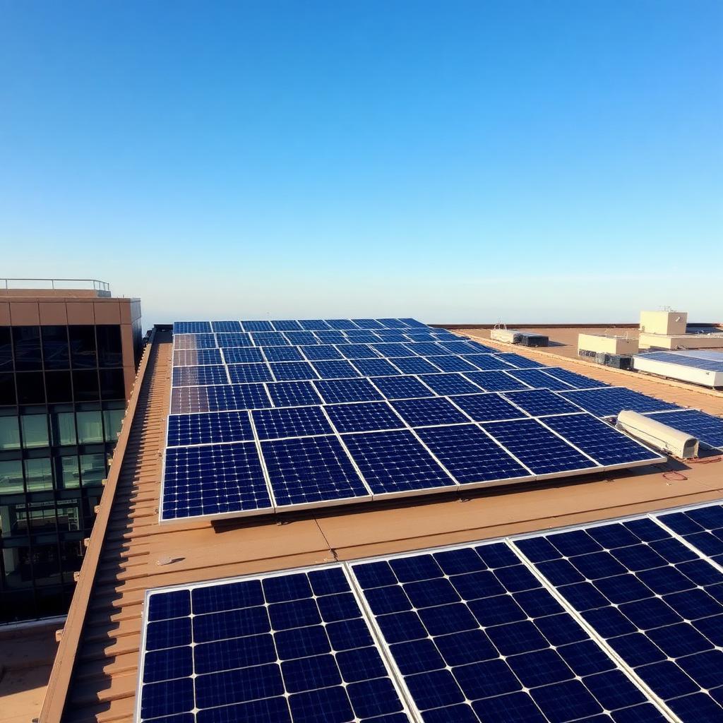 Solar panel installation